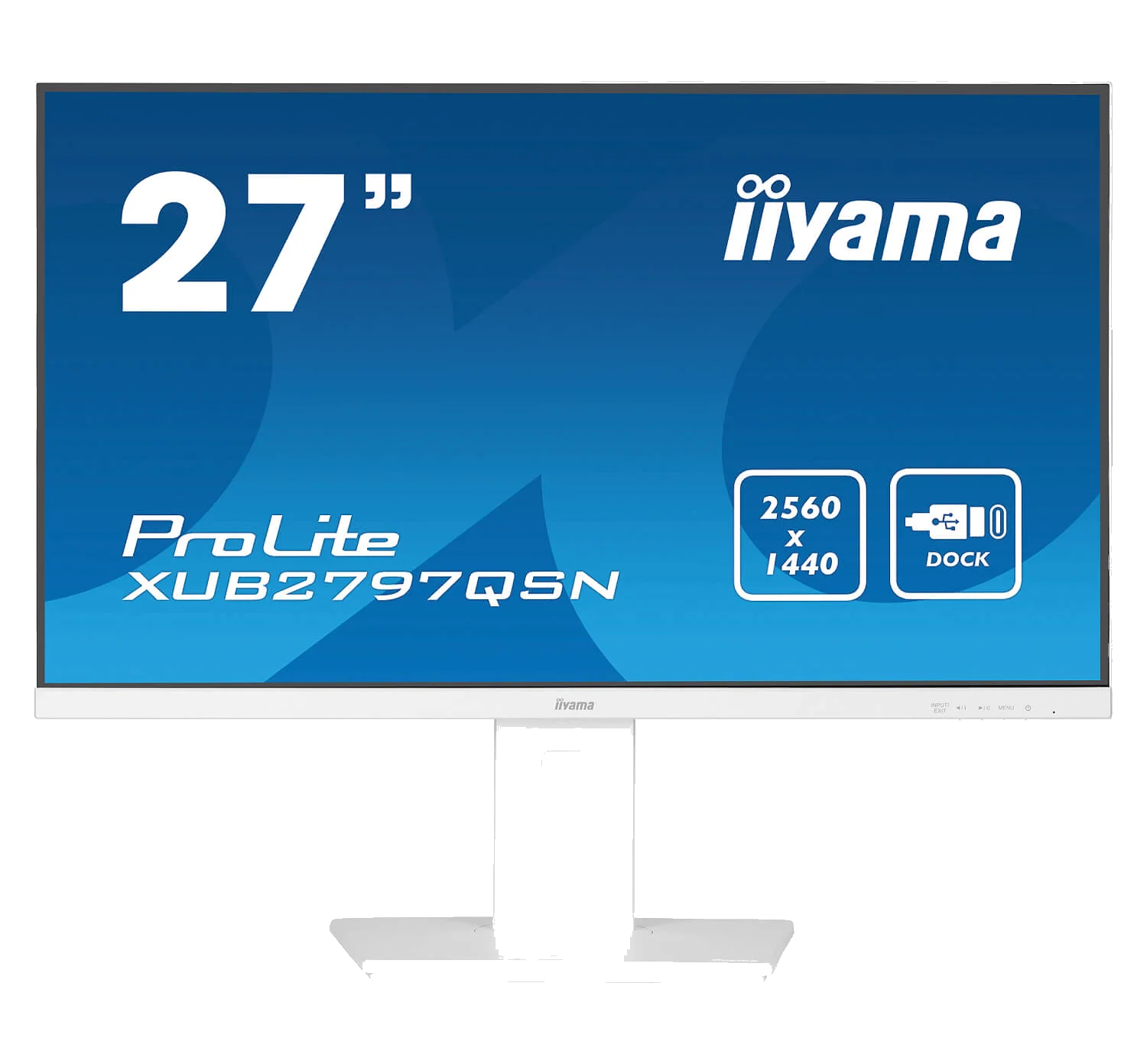 מסך מחשב IIYAMA 27" ProLite IPS WQHD 100Hz 1ms White