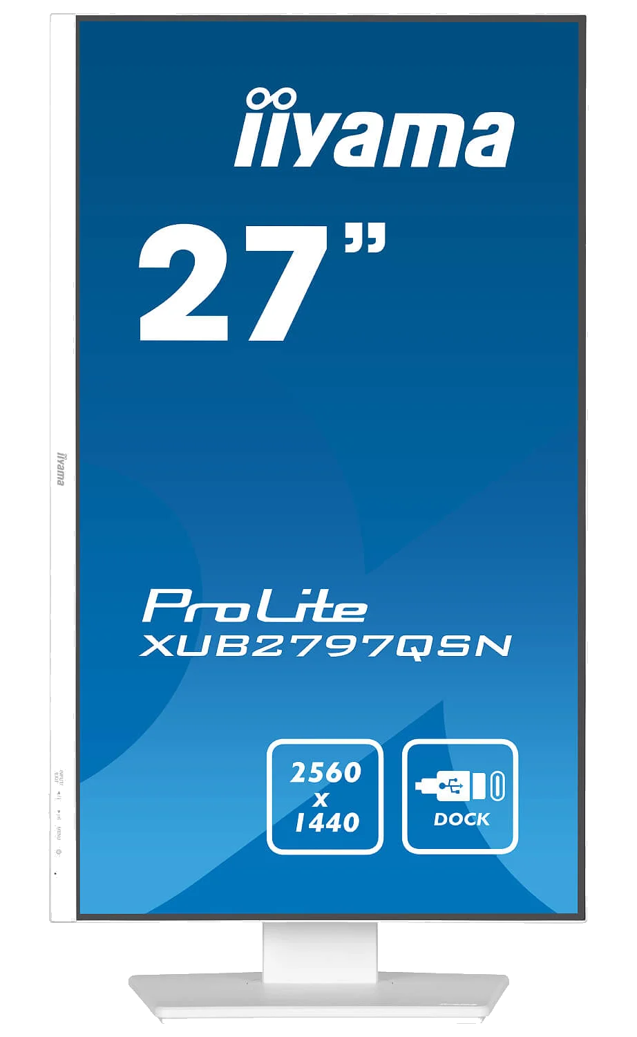 מסך מחשב IIYAMA 27" ProLite IPS WQHD 100Hz 1ms White – תמונה 2