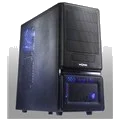 IKONIK SOHO2 Black ,Tool-free, no PSU,2x120mm Fan, USB2.0, Audio & speaker