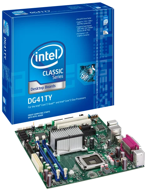 800/Intel TrinityVally BLKDG41TY,uATX Lan1000 DDR2 667