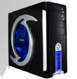 JSP-TECH F-640-2 EZCool 400W PS, Shining Power LED button ,F.panel Filter,e-SATA ,Audio,Black – תמונה 6