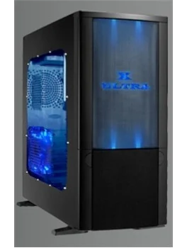 JSP-TECH F-640-2 EZCool 400W PS, Shining Power LED button ,F.panel Filter,e-SATA ,Audio,Black