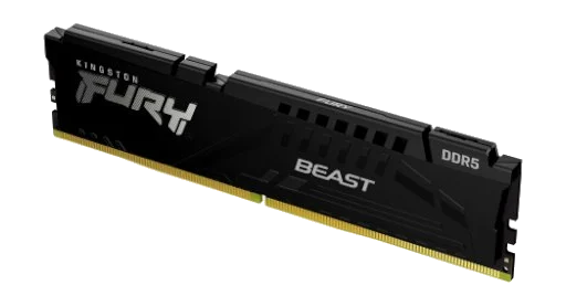 KINGSTON DDR5 16GB 4800MHz DDR5 Non-ECC CL38 FURY Beast Black