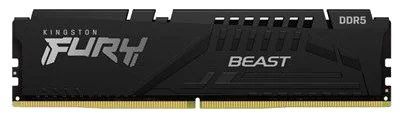 Kingston 16GB 5200MHz DDR5 CL40 DIMM 1Rx8 FURY® Beast Black