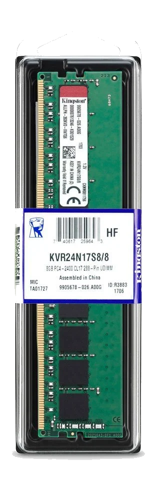KINGSTON DDR4 8GB 2400MHz DDR4 Non-ECC CL17 DIMM SR x8 PC19200
