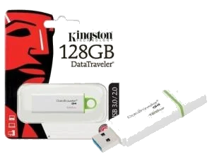 דיסק נייד Kingston DataTraveler G4 128GB USB3.0/2.0
