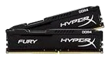 Kingston DDR4 KIT 16GB 2x8GB Hyper-X Fury 2400MHZ PC19200