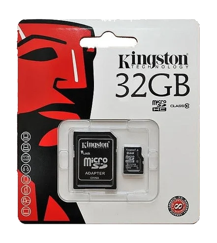זיכרון למצלמה/טלפון Kingston Micro SD 32GB class 10