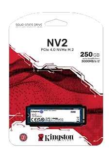 דיסק קשיח Kingston® 250GB SSD NV2 M.2 2280 NVMe