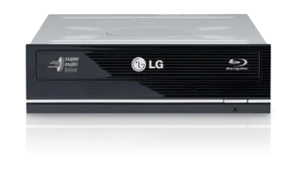 LG DVD+-RW BH10LS38 X10 High Speed Blu-ray Reader/Writer Black SATA