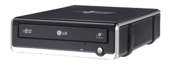 LG Extenal DVD+-RW GE20LU11 X20 SecurDisc Lightscribe + SOFTWARE BLACK USB2