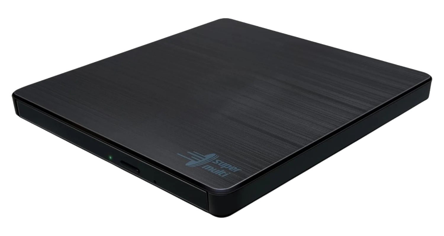Hitachi-LG Extenal Slim DVD+-RW X8 GP60NB60+ SOFTWARE BLACK USB2.0