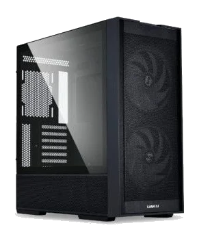 Lancool 206 Black Case ,Tool-free, NO PSU ,2X160mm ARGB , 3USB2/3.0, Audio & speaker – תמונה 2