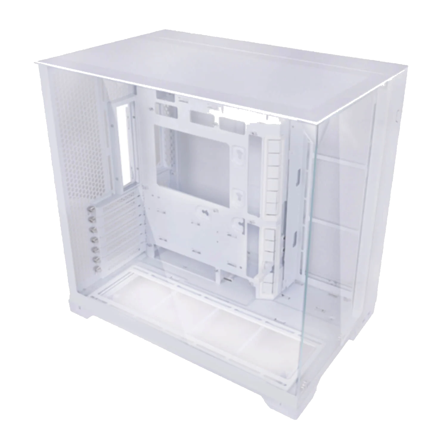 Lian-Li O11 VISION Compact White ,Tool-free, NO PSU , 3USB2/3.0, Audio & speaker – תמונה 4