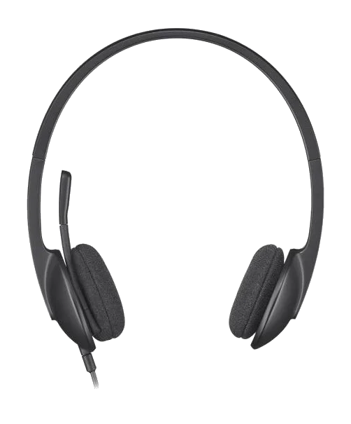 אוזניות למחשב Logitech® Headset H340 (+MIC) SKYPE Certified USB