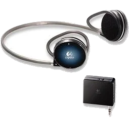 אוזניות אלחוטיות לנגני Logitech® Wireless Headphones FREEPULSE for MP3