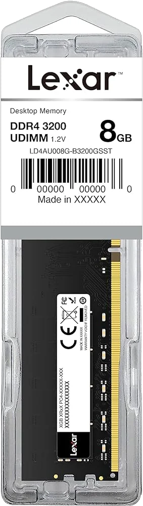 Lexar DIMM 8GB DDR4 3200Mhz 288pin 1.2V Blister Pack