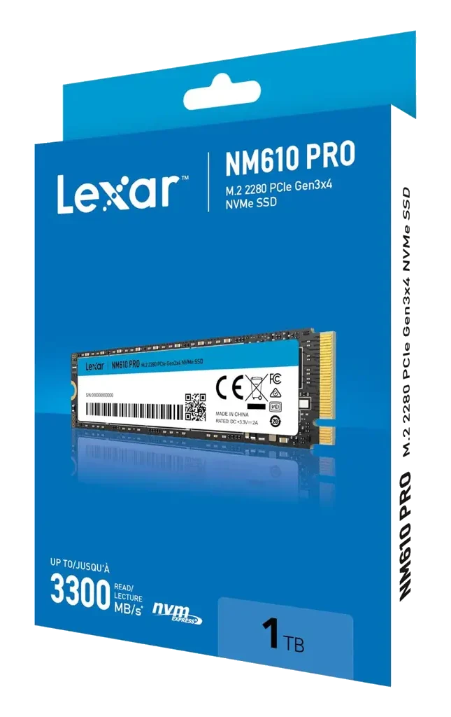 דיסק קשיח Lexar® SSD NM610PRO 1TB m.2 NVME Gen3x4 2280