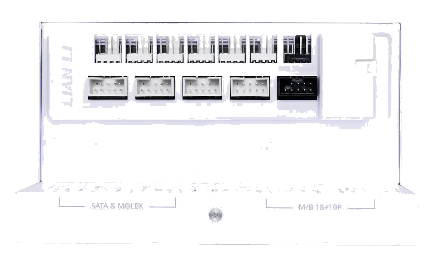 ספק כוח Lian-Li™ Power Supply EDGE 1000W Gold White GOLD 80+ ACTIVE PFC,SATA – תמונה 6