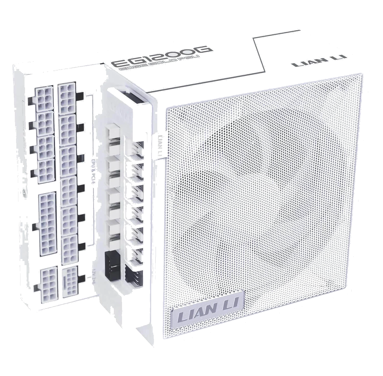 ספק כוח Lian-Li™ Power Supply EDGE 1200W Gold White GOLD 80+ ACTIVE PFC,SATA – תמונה 2