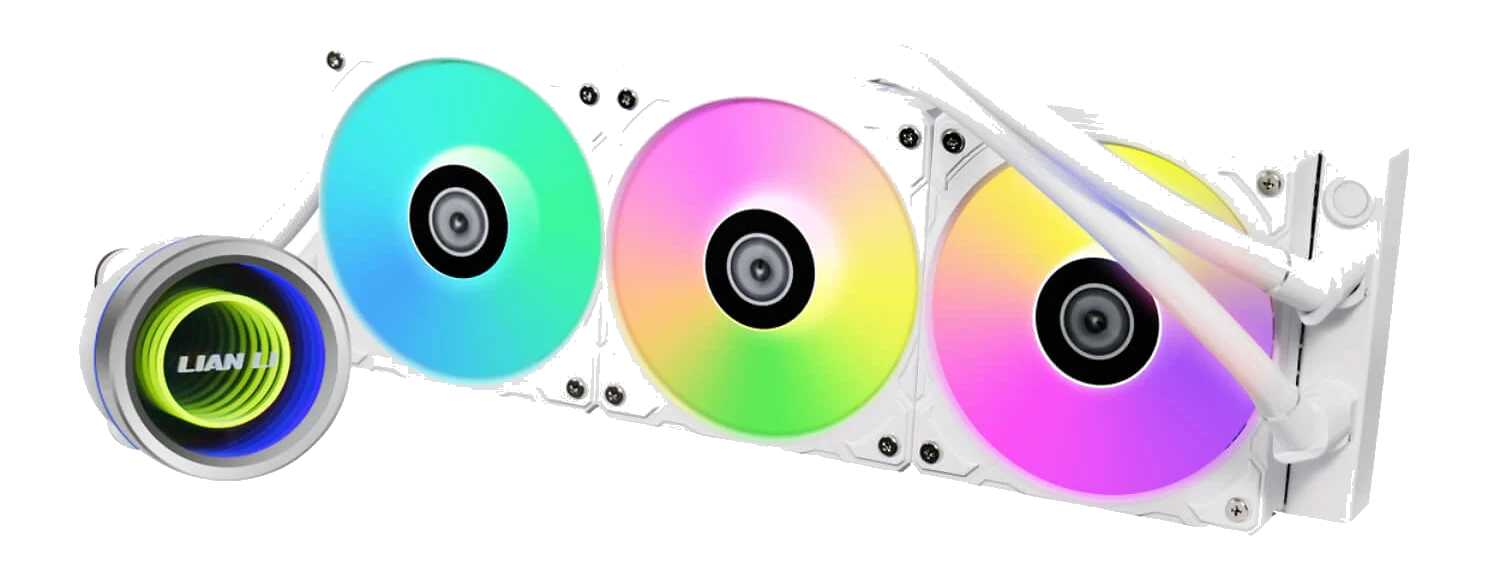 קירור למעבד Lian-Li Galahad II Trinity 360mm Liquid Cooler White