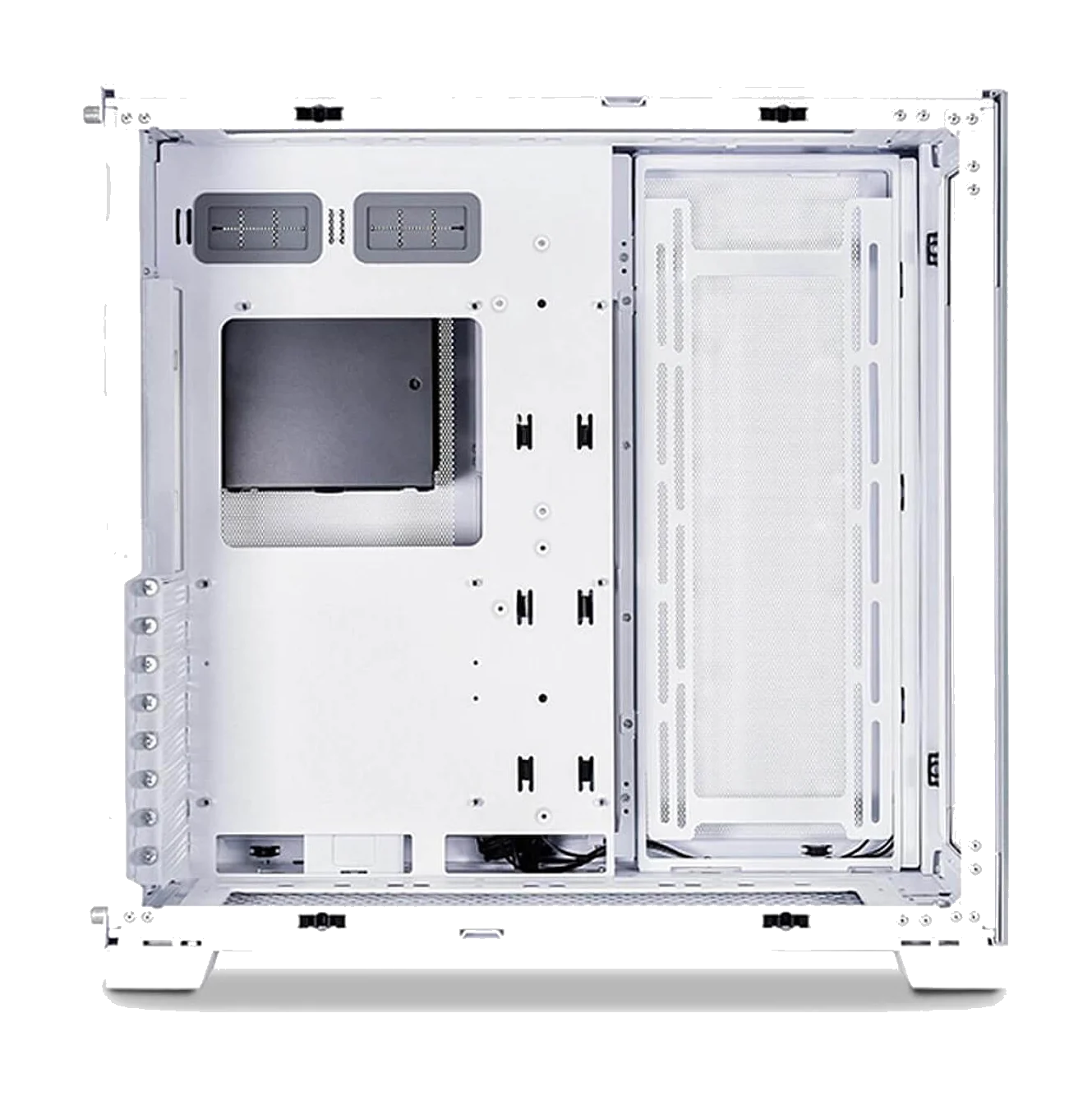 Lian-Li O11 Dynamic EVO WHITE ,Tool-free, NO PSU ,No Fan, 3USB2/3.0, Audio & speaker – תמונה 3
