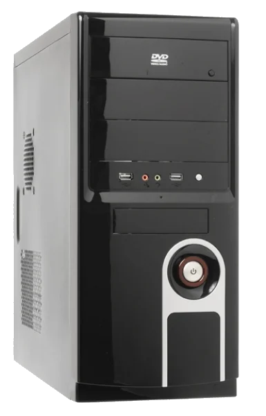 LINKWORLD 10800 500W + 24pin, 80mm Fan, USB2.0,SATA POWER,F.AUDIO ,SILVER/BLACK