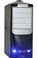 LINKWORLD 1674 500W + 24pin, 80mm Fan, USB2.0,SATA POWER,F.AUDIO ,SILVER/BLACK