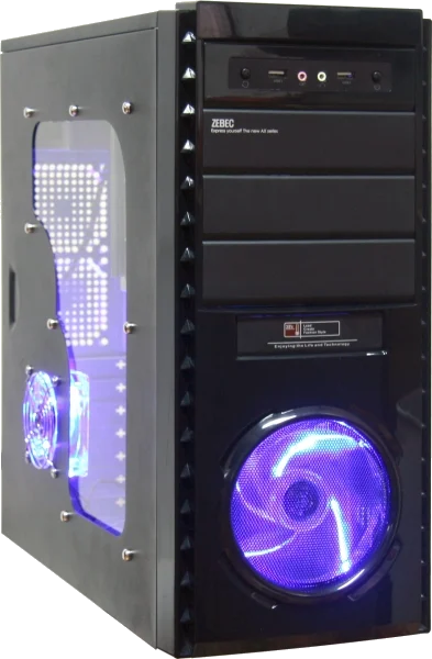 LINKWORLD 81692 520W + 24pin, 80mm+120mm Fan, USB2.0,SATA POWER,F.AUDIO ,BLACK