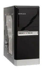 LINKWORLD 81712+ WINDOW ללא ספק + 24pin, 80mm Fan, 4USB2.0 SILVER/BLACK