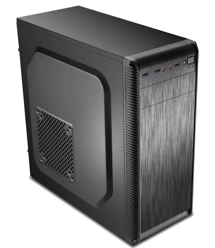 LINKWORLD 81866+ 520W 120MM + 24pin, 80mm Fan, 2USB2.0+3.0 SILVER/BLACK