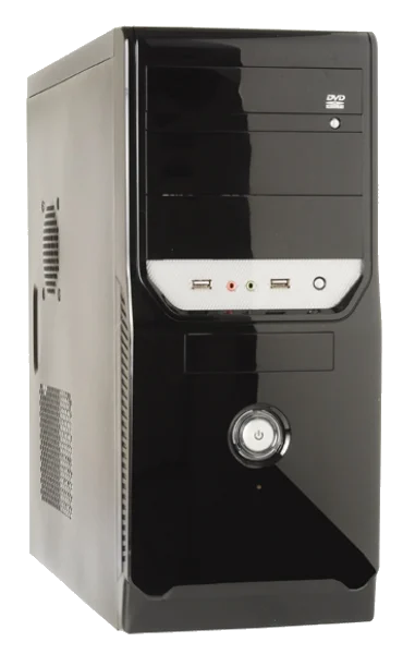 LINKWORLD JZ-10801 500W + 24pin, 80mm Fan, USB2.0,SATA POWER,F.AUDIO,SILVER/BLACK