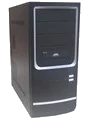 LINKWORLD JZ-1667 ללא ספק + 24pin, 80mm Fan, USB2.0,SATA POWER,F.AUDIO ,SILVER/BLACK