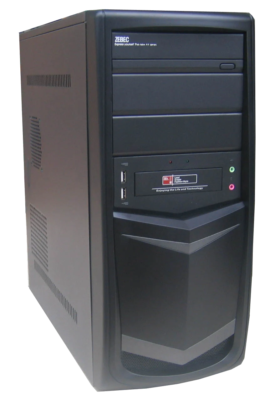 LINKWORLD JZ-1673 500W + 24pin, 80mm Fan, USB2.0,SATA POWER,F.AUDIO ,SILVER/BLACK