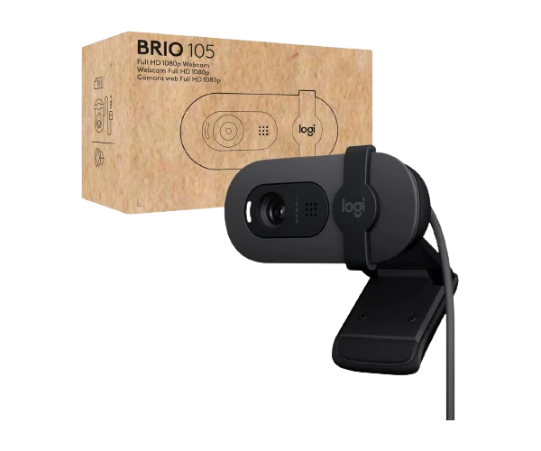 מצלמת אינטרנט Logitech® BRIO 105 FHD