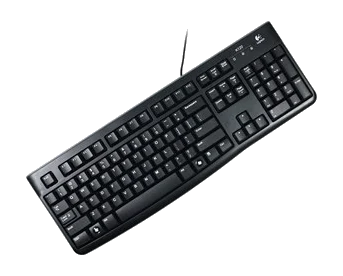 מקלדת Logitech® K120 Keyboard eng/heb, black, USB