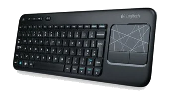 מקלדת אלחוטית Logitech® Wireless Touch Keyboard K400 PLUS ,Vista/WIN7 certified, USB