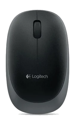 עכבר אופטי אלחוטי Logitech M165 Cordless Optical BLACK USB