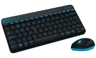 מקלדת ועכבר אלחוטיים Logitech® Cordless Desktop® MK240 ,Vista/WIN7 certified, USB