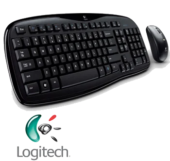 מקלדת ועכבר אלחוטיים Logitech® Cordless Desktop® MK250 RUS,Vista/WIN7 certified, USB/PS2
