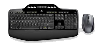 מקלדת ועכבר אלחוטיים Logitech® WIRELESS DESKTOP MK710®,WIN10/8/7 certified, USB