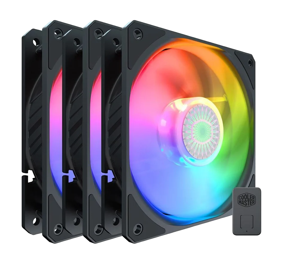 3 מאוררים למארז COOLER MASTER Sickleflow 120 ARGB 3IN1