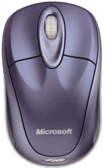 עכבר אלחוטי אופטי לנייד Microsoft WIRELESS Optical 3000 USB Blue