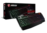 מקלדת MSI INTERCEPTOR DS4200 GAMING KEYBOARD Mechanical Feel, USB