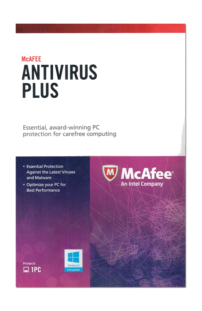 אנטי וירוס McAfee AntiVirus Plus year license