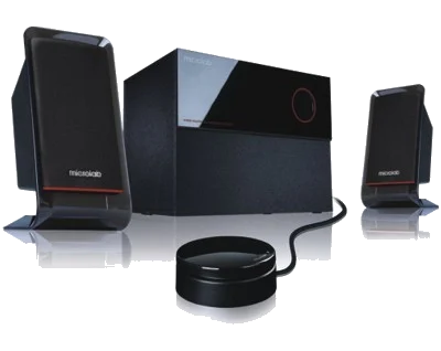 רמקולים Microlab M-200 2.1 40W RMS