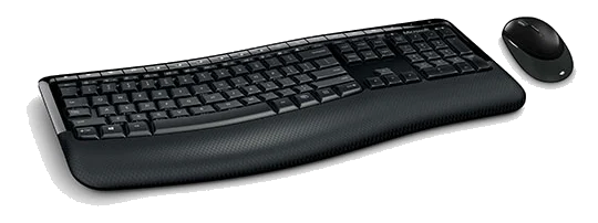 מקלדת ועכבר אלחוטיים Microsoft® Comfort Desktop 5050,Vista/Win7/Win8 certified, USB