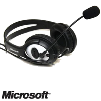 אוזניות למחשב Microsoft® LifeChat LX-3000 (+MIC) SKYPE Certified USB