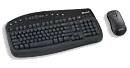 מקלדת ועכבר אלחוטיים Microsoft® MultiMedia Wireless Optical Desktop 1000 ,Vista certified, USB