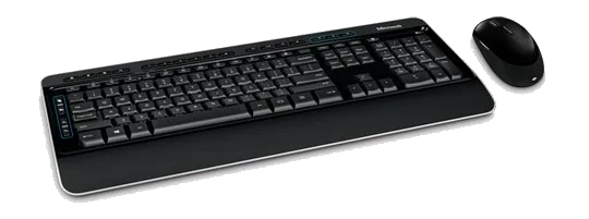 מקלדת ועכבר אלחוטיים Microsoft® Dsktp 3050 BlueTrack,Vista/Win7 certified, USB